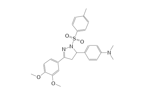 N-(4-{3-(3,4-dimethoxyphenyl)-1-[(4-methylphenyl)sulfonyl]-4,5-dihydro-1H-pyrazol-5-yl}phenyl)-N,N-dimethylamine
