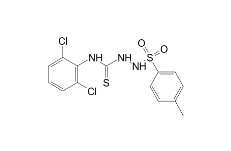 4-(2,6-dichlorophenyl)-3-thio-1-(p-tolylsulfonyl)semicarbazide
