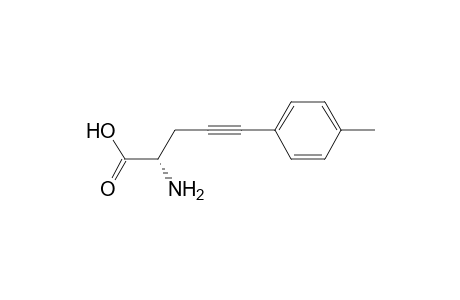 (S)-2-Amino-5-[4-tolyl]pent-4-ynoic acid