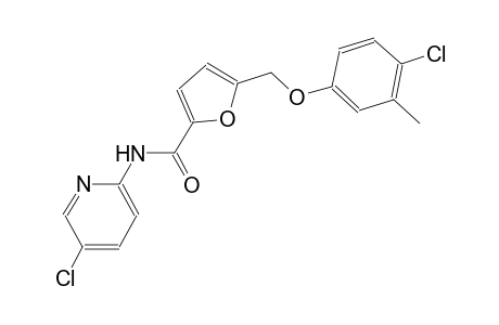 5-[(4-chloro-3-methylphenoxy)methyl]-N-(5-chloro-2-pyridinyl)-2-furamide