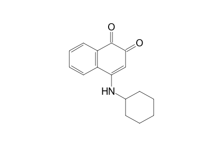 4-(cyclohexylamino)-1,2-naphthoquinone