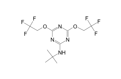 1,3,5-triazin-2-amine, N-(1,1-dimethylethyl)-4,6-bis(2,2,2-trifluoroethoxy)-