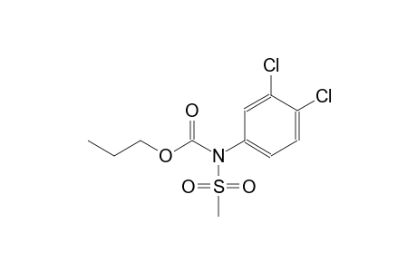 propyl 3,4-dichlorophenyl(methylsulfonyl)carbamate