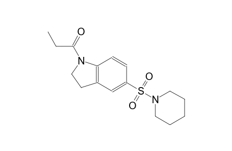 5-(1-piperidinylsulfonyl)-1-propionylindoline