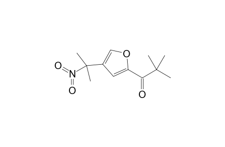 2,2-Dimethyl-1-[4-(1-methyl-1-nitro-ethyl)-2-furyl]propan-1-one