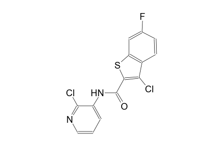 3-chloro-N-(2-chloro-3-pyridinyl)-6-fluoro-1-benzothiophene-2-carboxamide