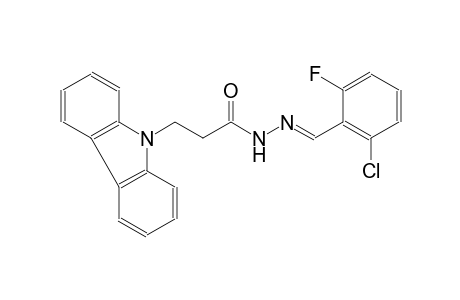 3-(9H-carbazol-9-yl)-N'-[(E)-(2-chloro-6-fluorophenyl)methylidene]propanohydrazide