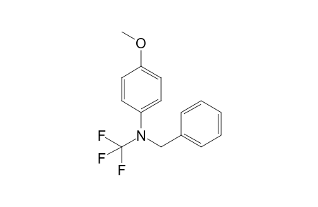 4-Methoxy-N-(phenylmethyl)-N-(trifluoromethyl)aniline
