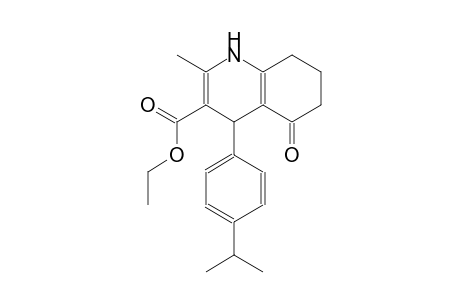 3-quinolinecarboxylic acid, 1,4,5,6,7,8-hexahydro-2-methyl-4-[4-(1-methylethyl)phenyl]-5-oxo-, ethyl ester