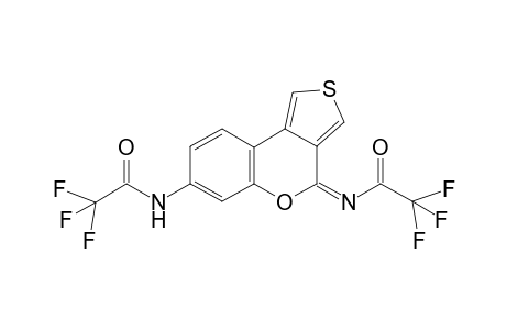 (4-Trifluoroacetylimino)-4H-thieno[3,4-c][1]benzopyran-3-yl)-trifluoroacetamide