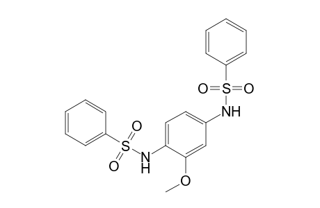 N-[4-(benzenesulfonamido)-3-methoxy-phenyl]benzenesulfonamide