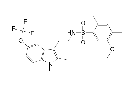 5-Methoxy-2,4-dimethyl-N-[2-[2-methyl-5-(trifluoromethyloxy)-1H-indol-3-yl]ethyl]benzenesulfonamide