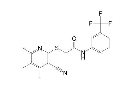 acetamide, 2-[(3-cyano-4,5,6-trimethyl-2-pyridinyl)thio]-N-[3-(trifluoromethyl)phenyl]-