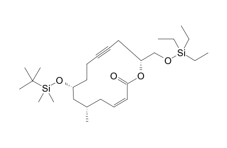 (6S,8R,14R,Z)-8-((tert-Butyldimethylsilyl)oxy)-6-methyl-14-(((triethylsilyl)oxy)methyl)oxacyclotetradec-3-en-11-yn-2-one