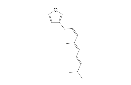 3-[(2Z,4E,6E)-4,8-dimethylnona-2,4,6-trienyl]furan