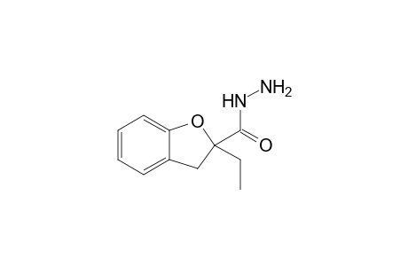 2,3-Dihydro-2-ethylbenzo[b]furan-2-carboxylic acid hydrazide