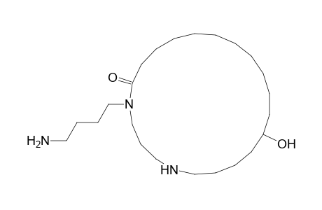 1,5-Diazacycloheneicosan-6-one, 5-(4-aminobutyl)-17-hydroxy-, (.+-.)-