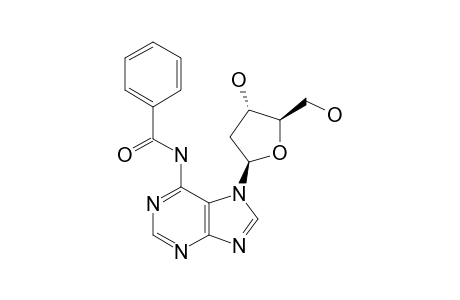 N6-BENZOYL-7-(2-DEOXY-BETA-D-ERYTHRO-PENTOFURANOSYL)-ADENINE