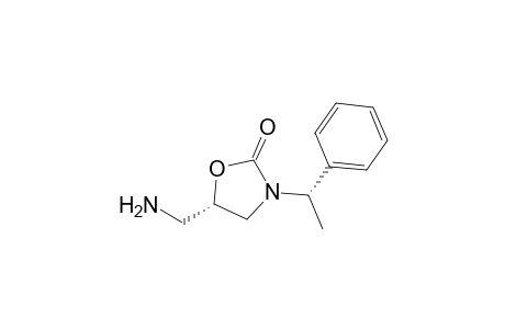 (5S)-5-(aminomethyl)-3-[(1S)-1-phenylethyl]-1,3-oxazolidin-2-one