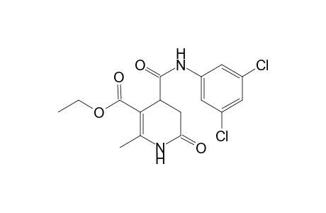 Ethyl 4-[(3,5-dichlorophenyl)carbamoyl]-2-methyl-6-oxo-1,4,5,6-tetrahydropyridine-3-carboxylate