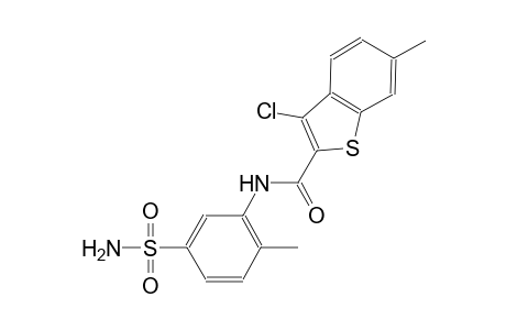 N-[5-(aminosulfonyl)-2-methylphenyl]-3-chloro-6-methyl-1-benzothiophene-2-carboxamide