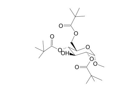 Methyl-2,4,6-tri-O-pivaloyl-a-d-glucopyranoside