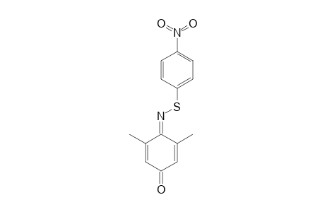 N-(4-NITROPHENYL)-THIO-3,5-DIMETHYL-1,4-BENZOQUINONIMINE