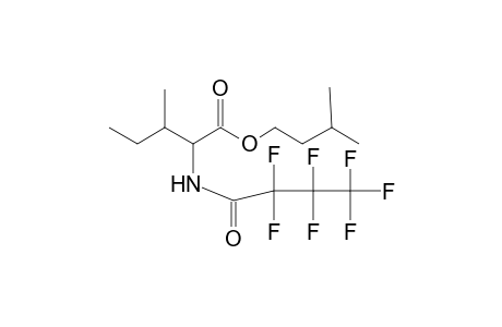 Isopentyl 2-[(2,2,3,3,4,4,4-heptafluorobutanoyl)amino]-3-methylpentanoate
