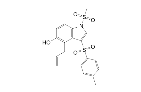 4-Allyl-1-methanesulfonyl-3-(4-toluenesulfonyl)-1H-indol-5-ol