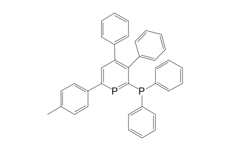 2-Diphenylphosphino-3,4-diphenyl-6-(4-methylphenyl).lamda.(3)-phosphinine