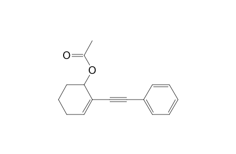 2-Cyclohexen-1-ol, 2-(phenylethynyl)-, acetate
