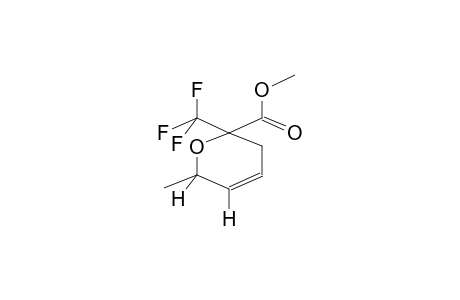 6-TRIFLUOROMETHYL-6-METHOXYCARBONYL-2-METHYL-5,6-DIHYDRO-2H-PYRAN(DIASTEREOMER MIXTURE)