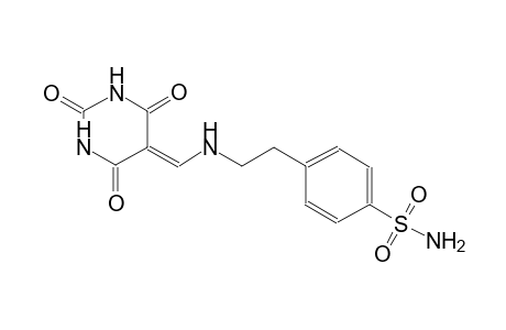 4-(2-{[(2,4,6-Trioxotetrahydropyrimidin-5(2H)-ylidene)methyl]amino}ethyl)benzenesulfonamide