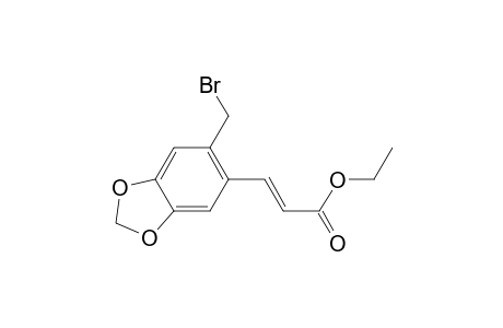 2-Propenoic acid, 3-[6-(bromomethyl)-1,3-benzodioxol-5-yl]-, ethyl ester, (E)-
