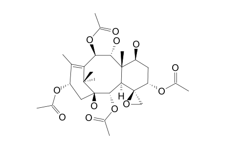 2-ALPHA,5-ALPHA,10-BETA,13-ALPHA-TETRAACETOXY-1-BETA,7-BETA,9-ALPHA-TRIHYDROXY-4-BETA,20-EPOXYTAX-11-ENE;TAXUMAIROL-B