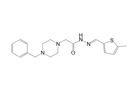 1-piperazineacetic acid, 4-(phenylmethyl)-, 2-[(E)-(5-methyl-2-thienyl)methylidene]hydrazide