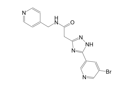 1H-1,2,4-triazole-3-acetamide, 5-(5-bromo-3-pyridinyl)-N-(4-pyridinylmethyl)-