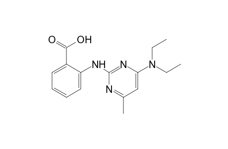 N-[4-(diethylamino)-6-methyl-2-pyrimidinyl]anthranilic acid