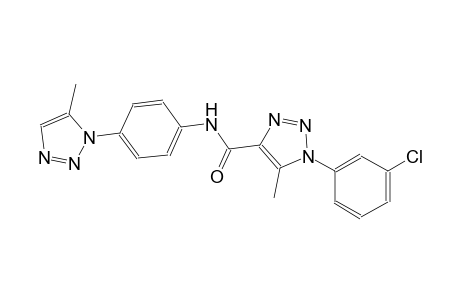 1H-1,2,3-triazole-4-carboxamide, 1-(3-chlorophenyl)-5-methyl-N-[4-(5-methyl-1H-1,2,3-triazol-1-yl)phenyl]-