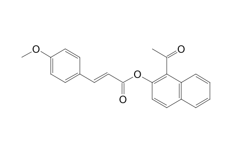 (E)-1-ACETYL-NAPHTHALEN-2-YL-3-(4-METHOXYPHENYL)-ACRYLATE
