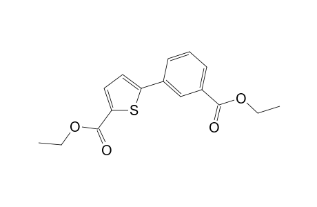 Ethyl 5-(3-(ethoxycarbonyl)phenyl)thiophene-2-carboxylate