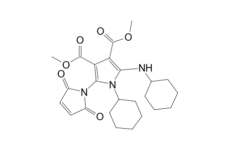 1'-Cyclohexyl-5'-cyclohexylamino-2,5-dioxo-2,5-dihydro-1'H-[1,2']bipyrrolyl-3',4'-dicarboxylic acid dimethyl ester