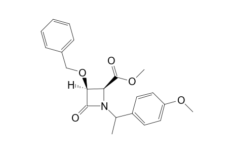 3-Benzyloxy-1-[1-(4-methoxyphenyl)ethyl]-4-oxoazetidine-2-carboxylic acid methyl ester isomer