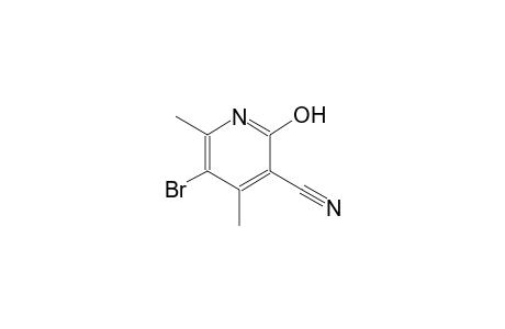 3-pyridinecarbonitrile, 5-bromo-2-hydroxy-4,6-dimethyl-