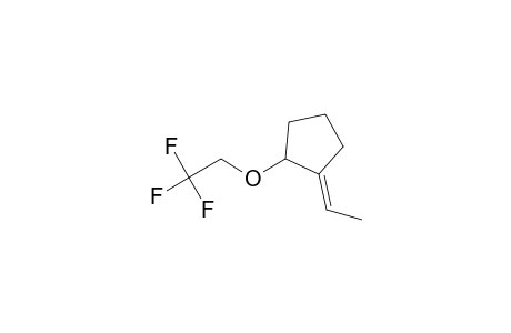 Cyclopentane, 1-ethylidene-2-(2,2,2-trifluoroethoxy)-, (E)-