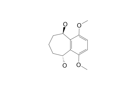 5-R(S),9-R(S)-1,4-DIMETHOXY-6,7,8,9-TETRAHYDRO-5H-BENZO-[A]-CYCLOHEPTENE-5,9-DIOL