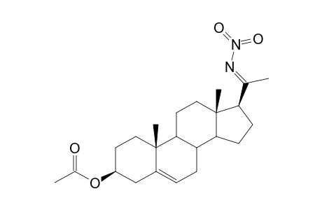 Pregn-5-en-3-ol, 20-(nitroimino)-, acetate (ester), (3.beta.)-