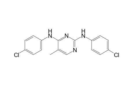 2,4-bis(p-chloroanilino)-5-methylpyrimidine