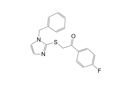 ethanone, 1-(4-fluorophenyl)-2-[[1-(phenylmethyl)-1H-imidazol-2-yl]thio]-
