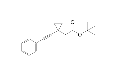 tert-Butyl2-(1-phenylethynylcyclopropyl)acetate